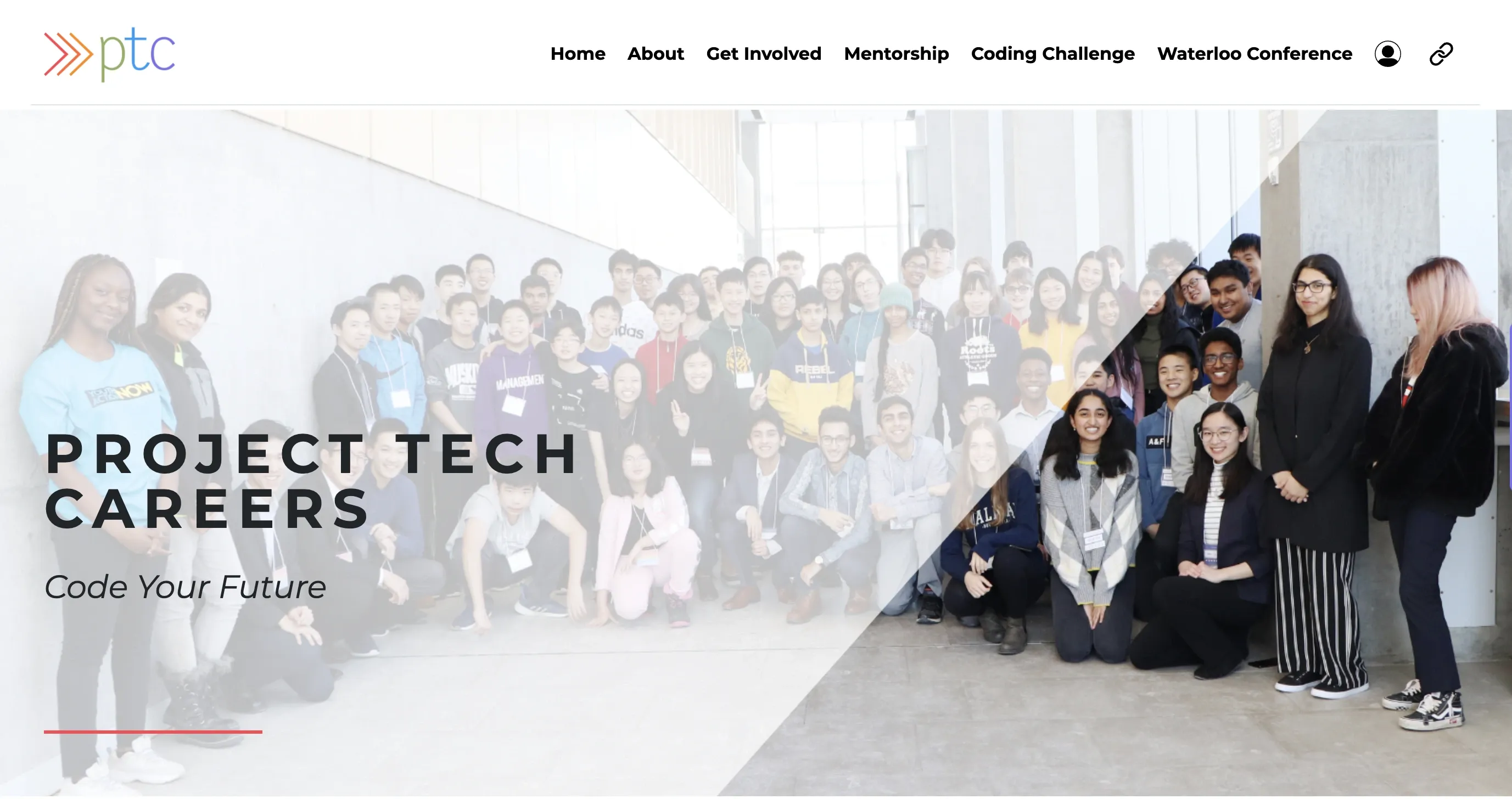 ProjectTechCareers landing page